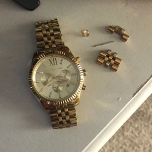 Men’s Gold Michael Kors Watch